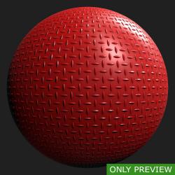 PBR Substance Material of Metal Floor Painted